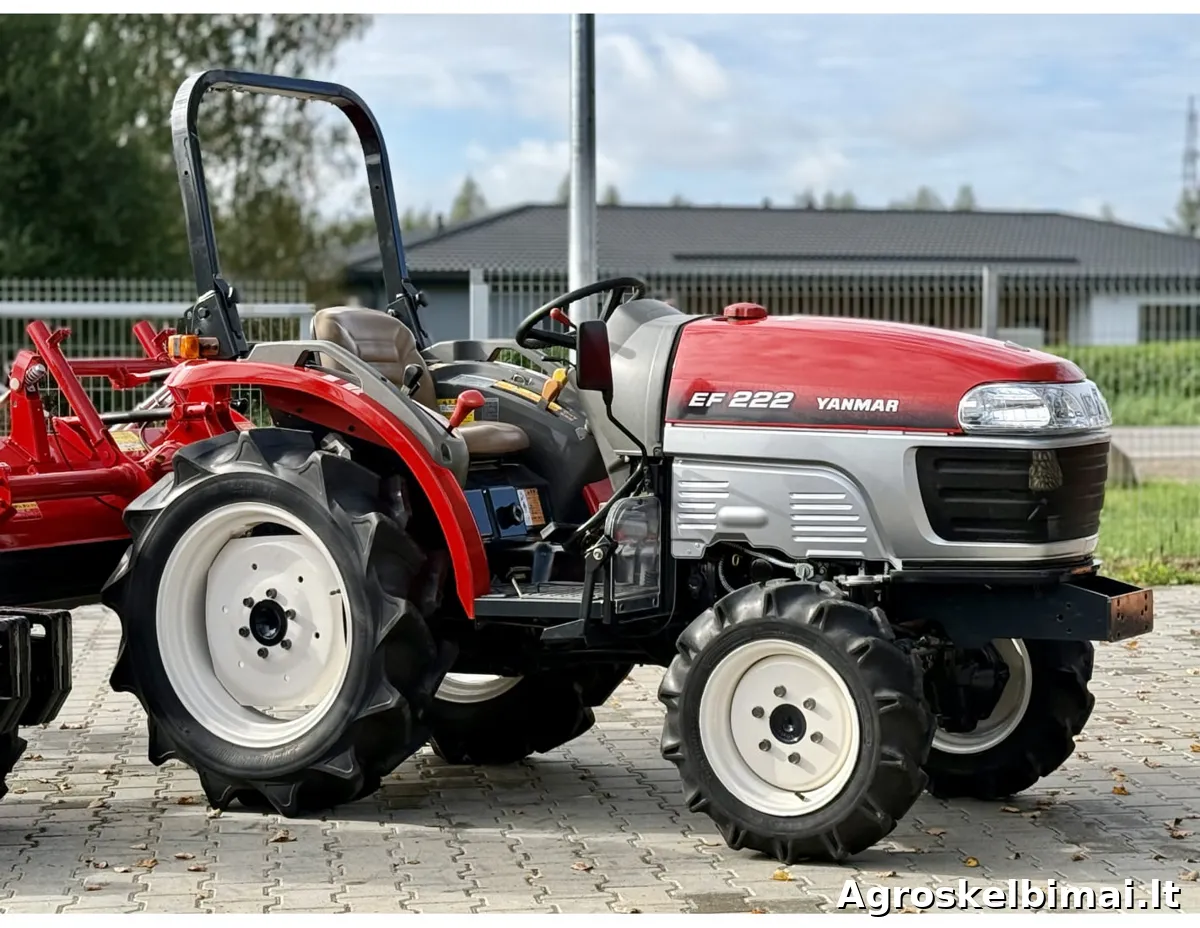 Parduodamas Yanmar EF-222 su žemės dirbimo freza