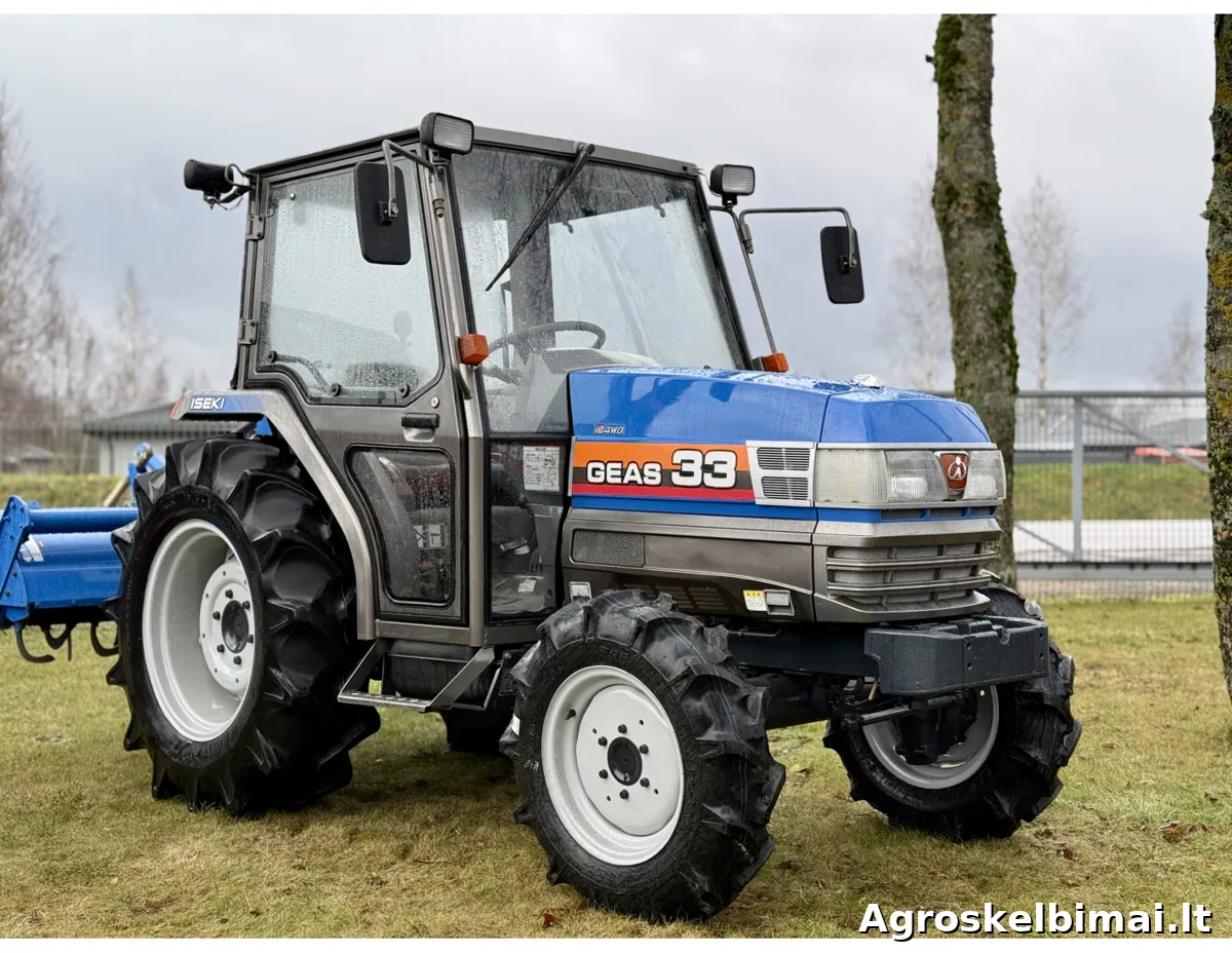 Parduodamas Iseki TG-33 su žemės dirbimo freza