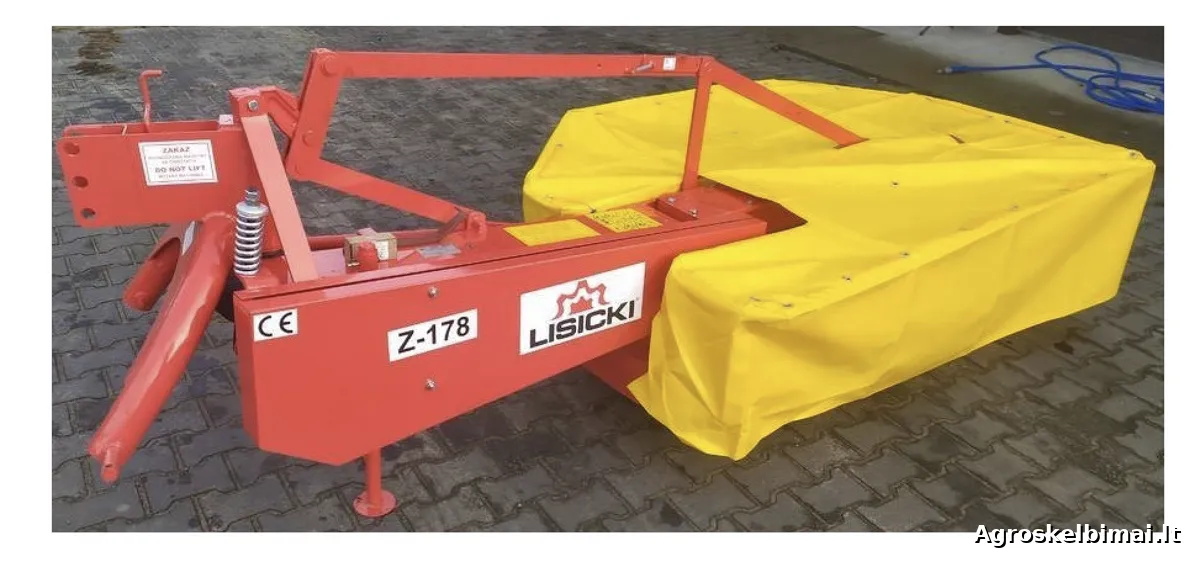 Būgninė šienapjovė 1,35 m. "Lisicki" (patrumpinta)