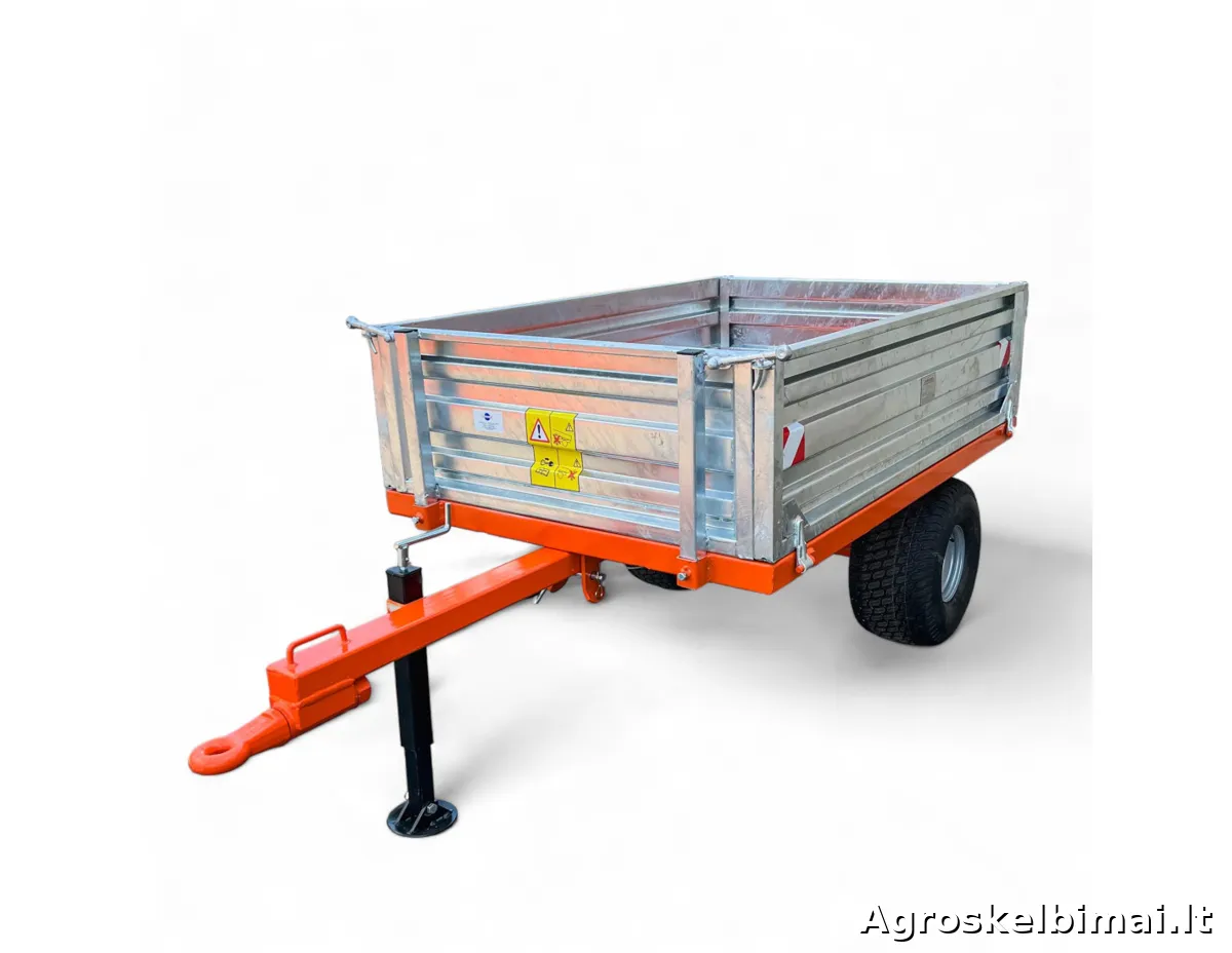 Puspriekabė T100(M) 1000kg - pagrindinė nuotrauka