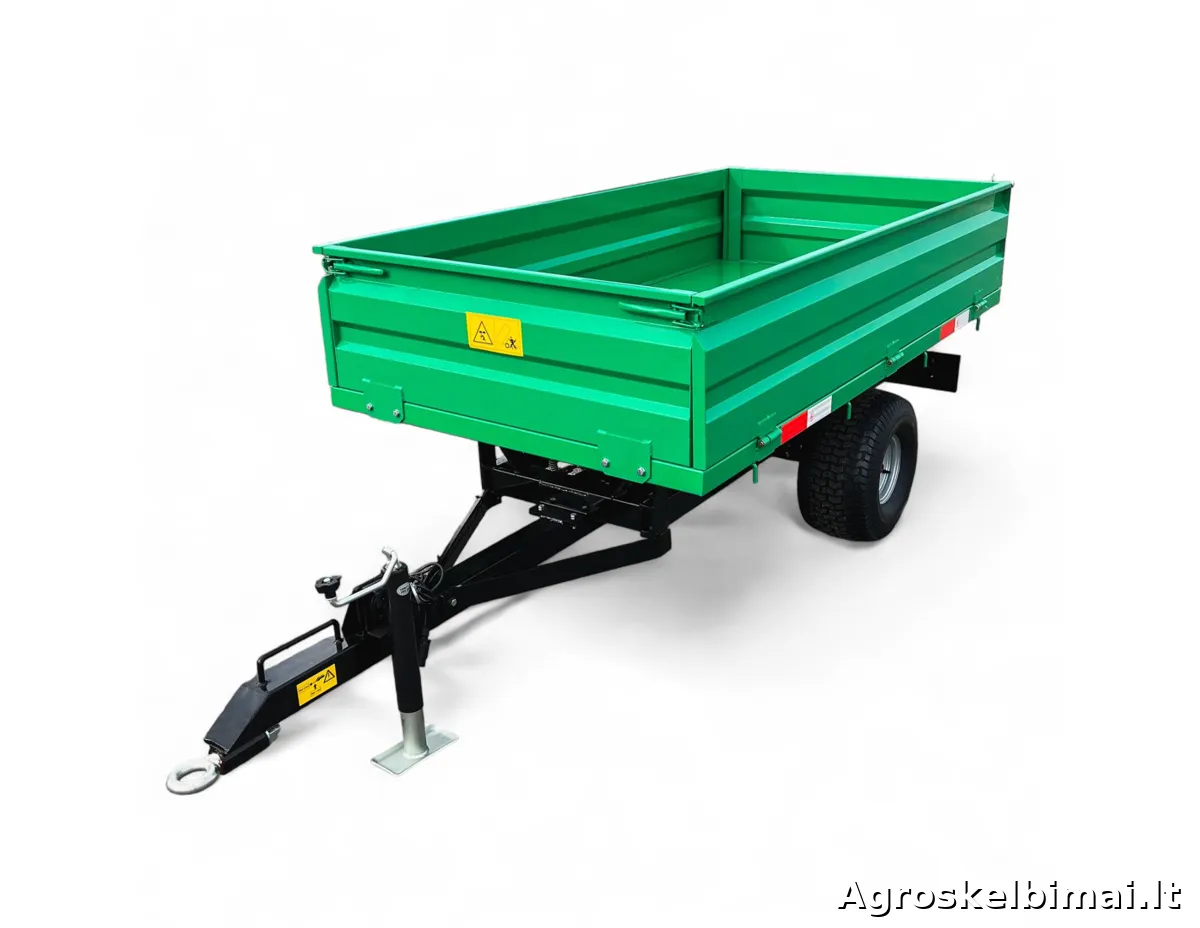 Puspriekabė "Sansen 1T2W" 1000kg - pagrindinė nuotrauka