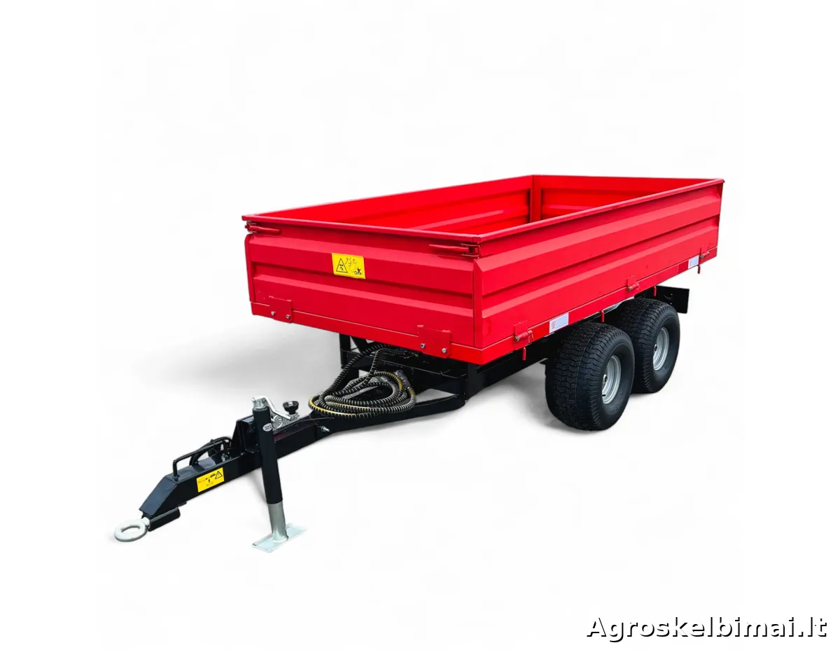 Puspriekabė "Sansen 2T4W" 2000kg - pagrindinė nuotrauka