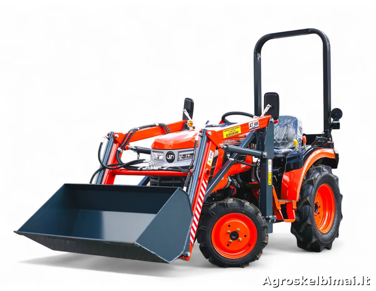 Hinomoto HM3020 su frontaliniu krautuvu - pagrindinė nuotrauka