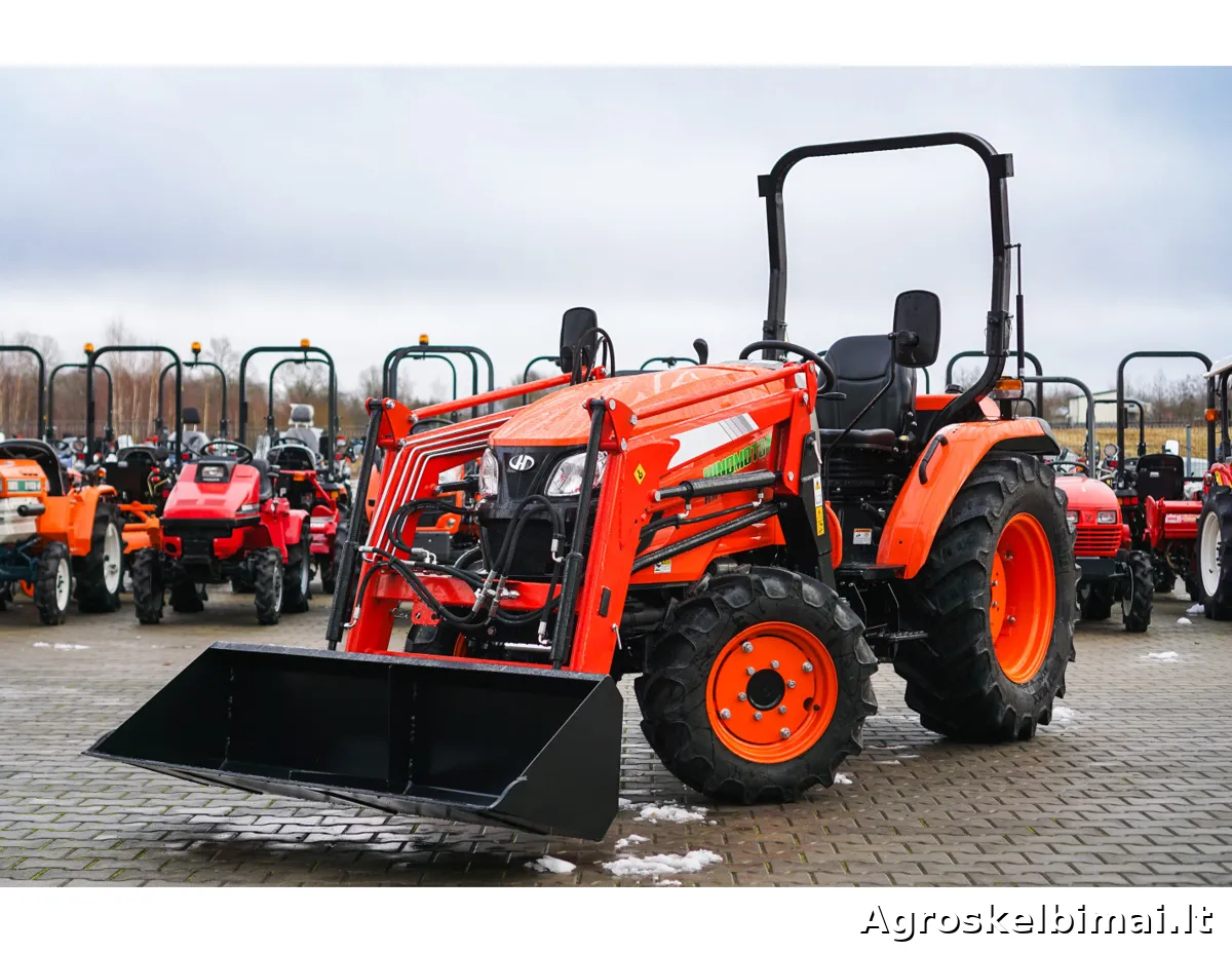 Hinomoto HM-475 su frontaliniu krautuvu - pagrindinė nuotrauka