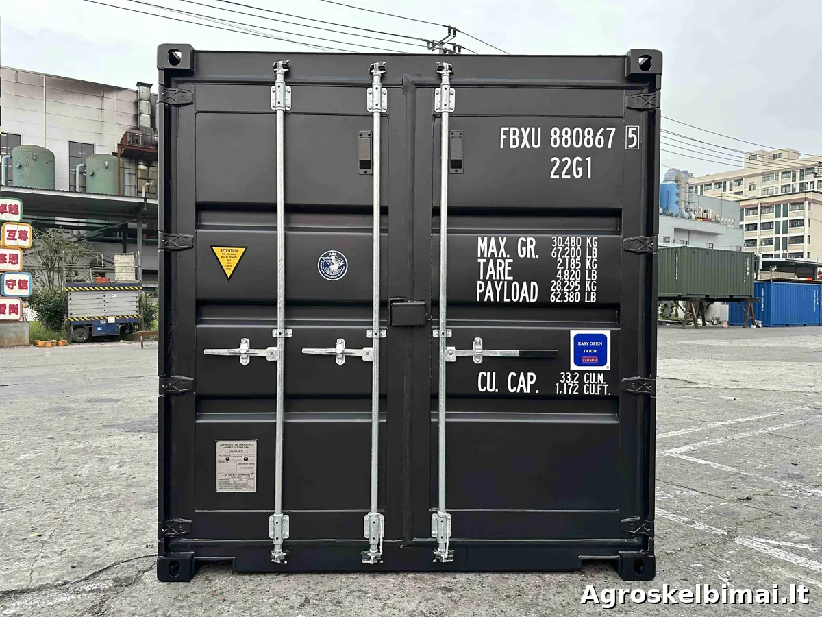 20 ir 40 pėdų konteineriai. - nuotrauka 7