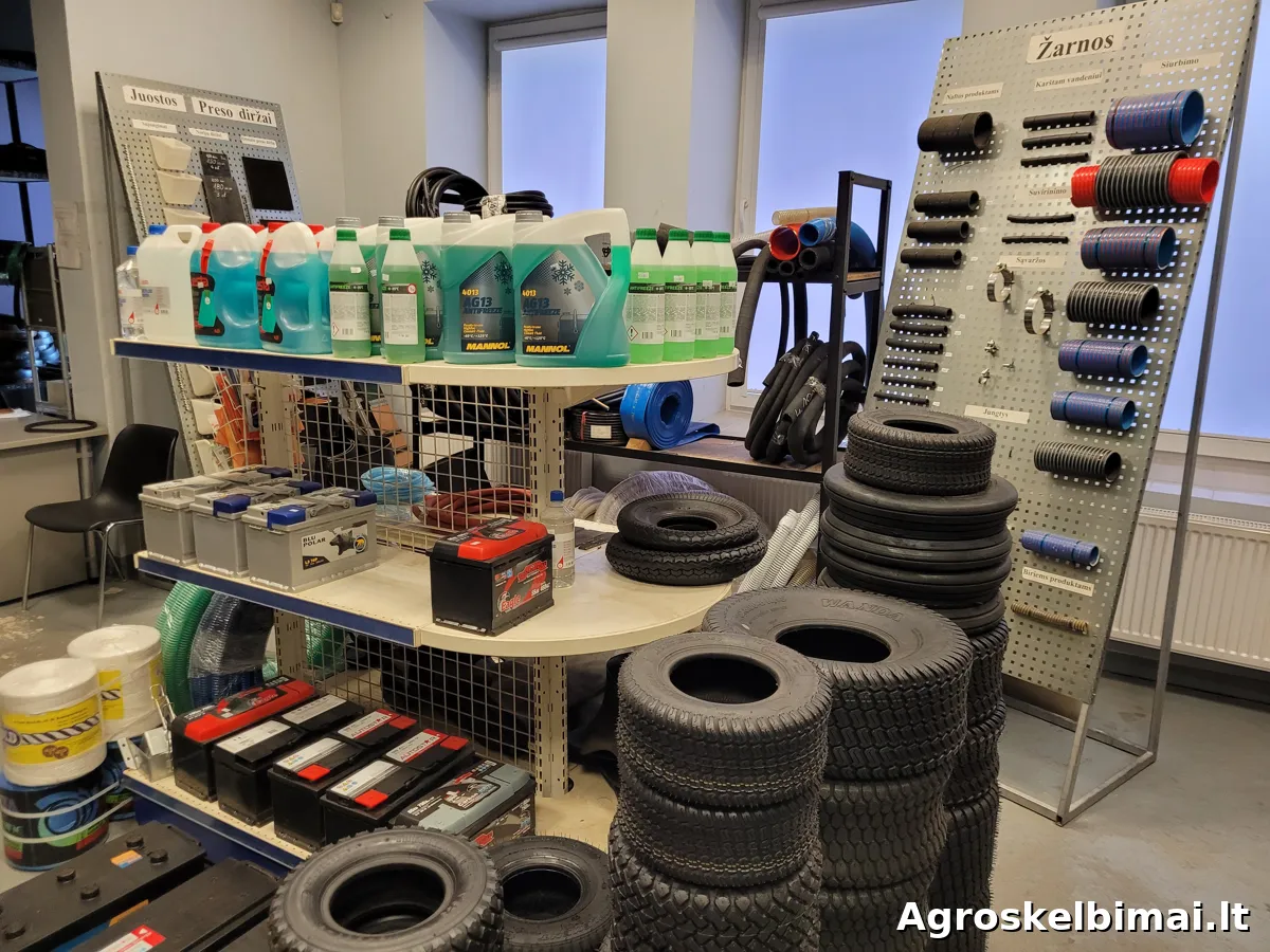 poliuretaninės ir PVC žarnos grūdų transportavimui