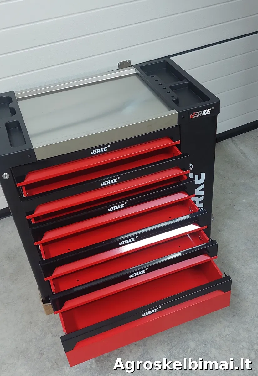 7 Stalčių vežimėliai įrankiams - pagrindinė nuotrauka
