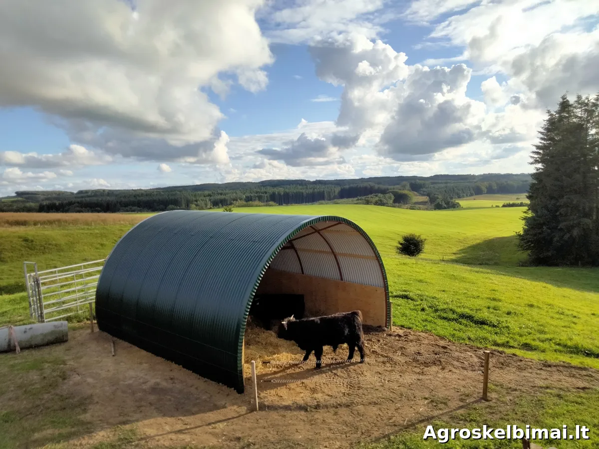 Kilnojama pastogė gyvuliams