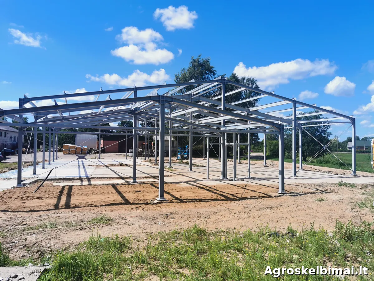 Angarai metalinės konstrukcijos - nuotrauka 2