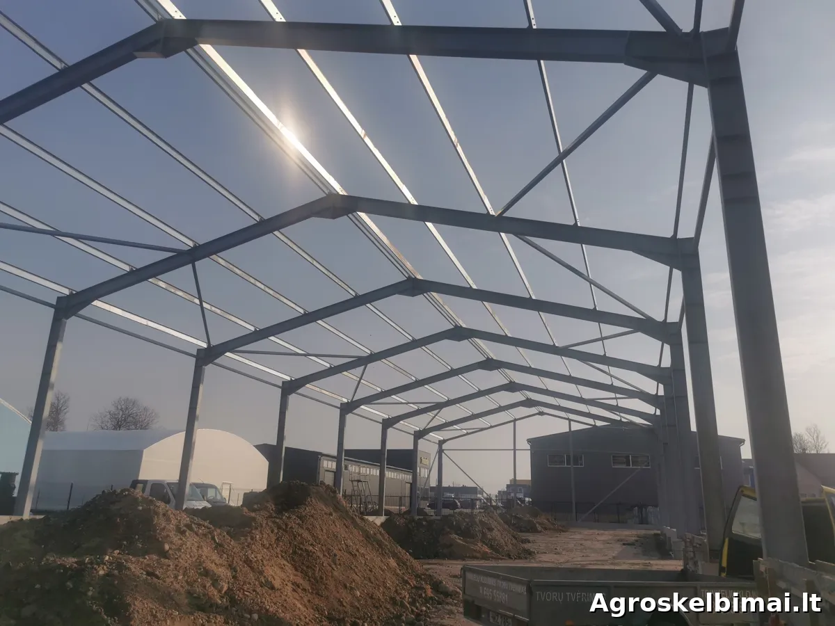 Angarai metalinės konstrukcijos - nuotrauka 5