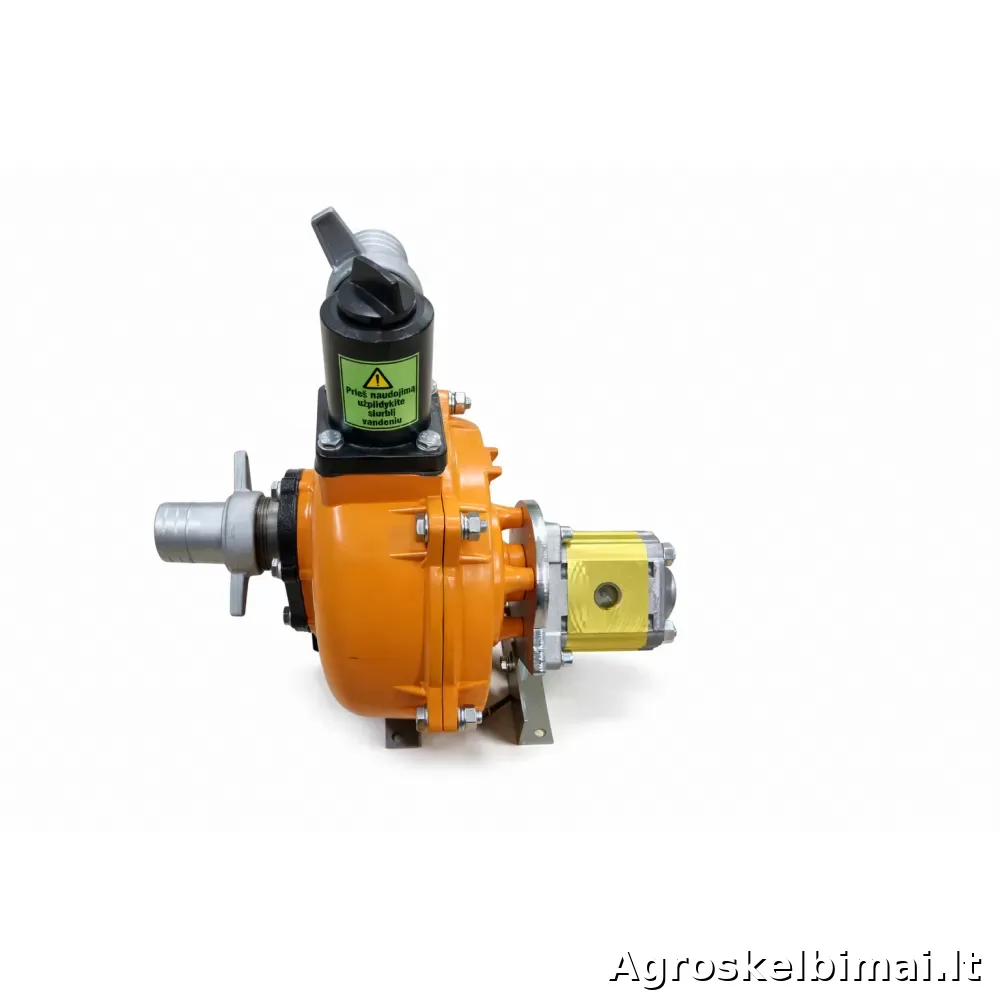 Aukšto slėgio vandens siurblys HPH-200 varomas hidro varikliu 14cm3