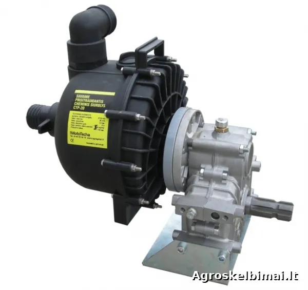 Cheminis vandens siurblys CTP-20 varomas traktoriaus darbiniu velenu - nuotrauka 2