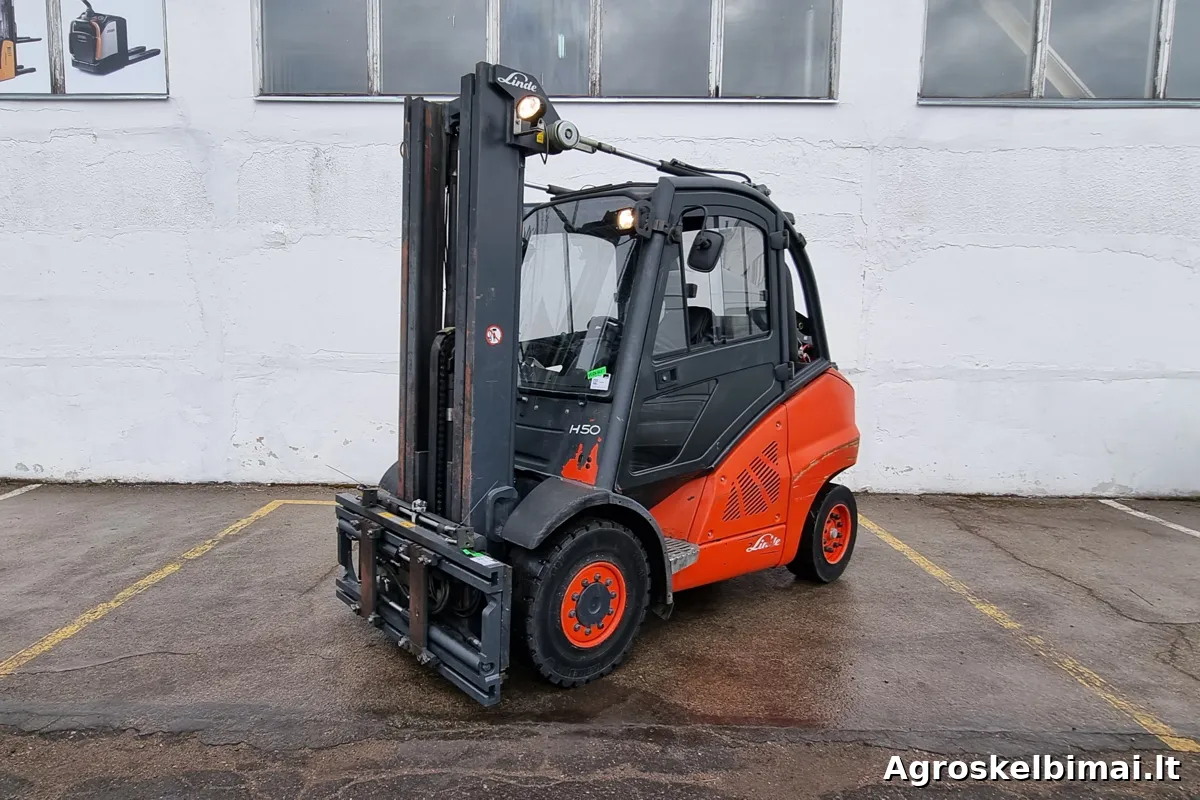 Dujinis šakinis krautuvas LINDE H50T (17 000 mh) - pagrindinė nuotrauka