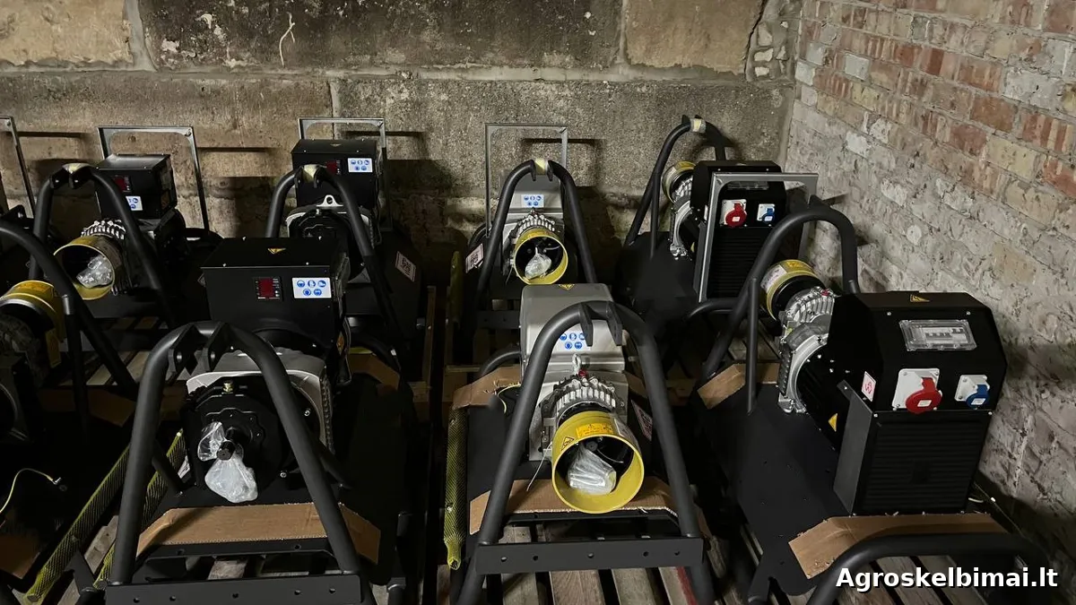 Elektros generatoriai nuo traktoriaus darbinio veleno - nuotrauka 5