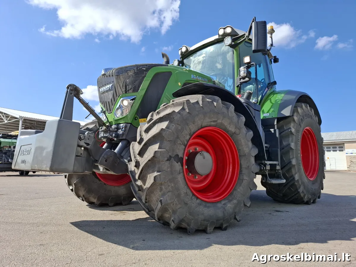 Fendt 828 ProfiPlus (new engine) + g.dubliai - Traktoriai, Kėdainiai