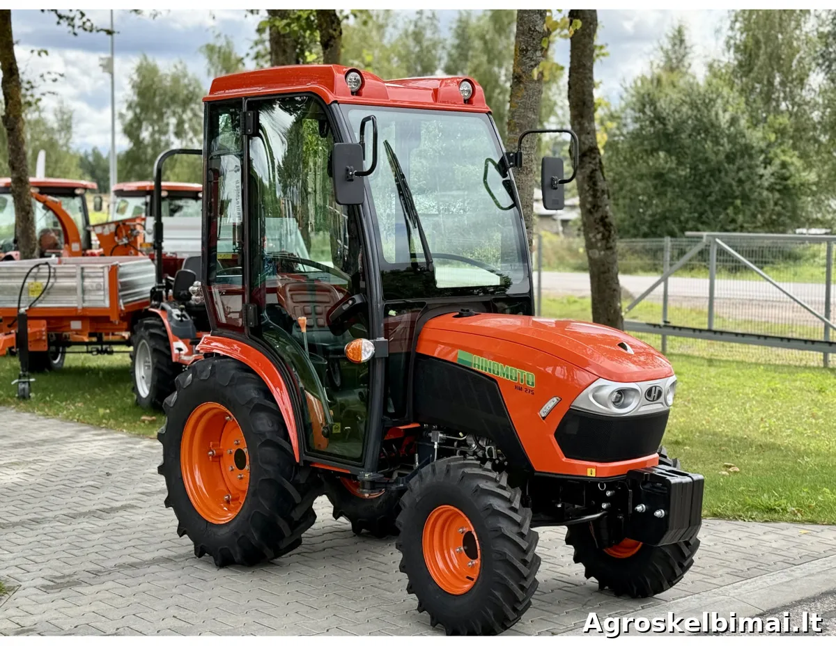 Hinomoto HM-275 su kabina - nuotrauka 3