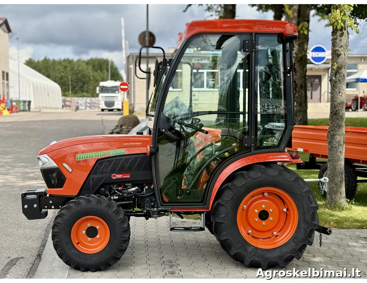 Hinomoto HM-275 su kabina - nuotrauka 5
