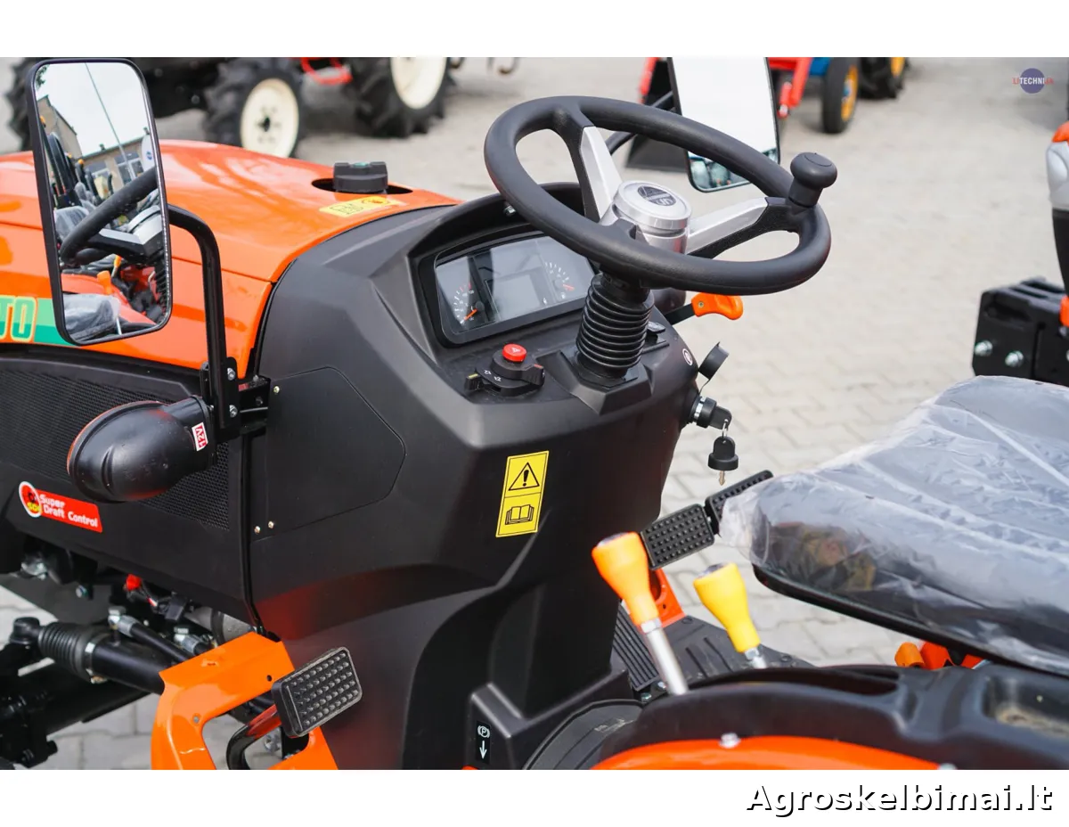 HINOMOTO HM-275 su platesniais agri ratais - nuotrauka 8