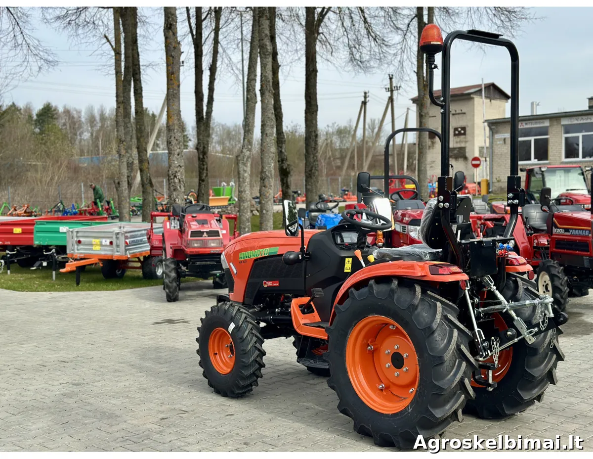 HINOMOTO HM-275 su platesniais agri ratais - nuotrauka 10