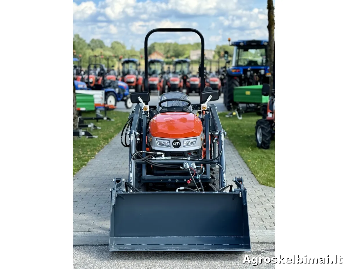 Hinomoto HM3030 su multifunkciniu krautuvu - nuotrauka 3