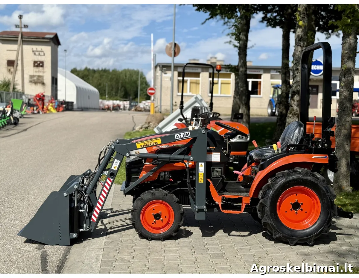 Hinomoto HM3030 su multifunkciniu krautuvu - nuotrauka 6