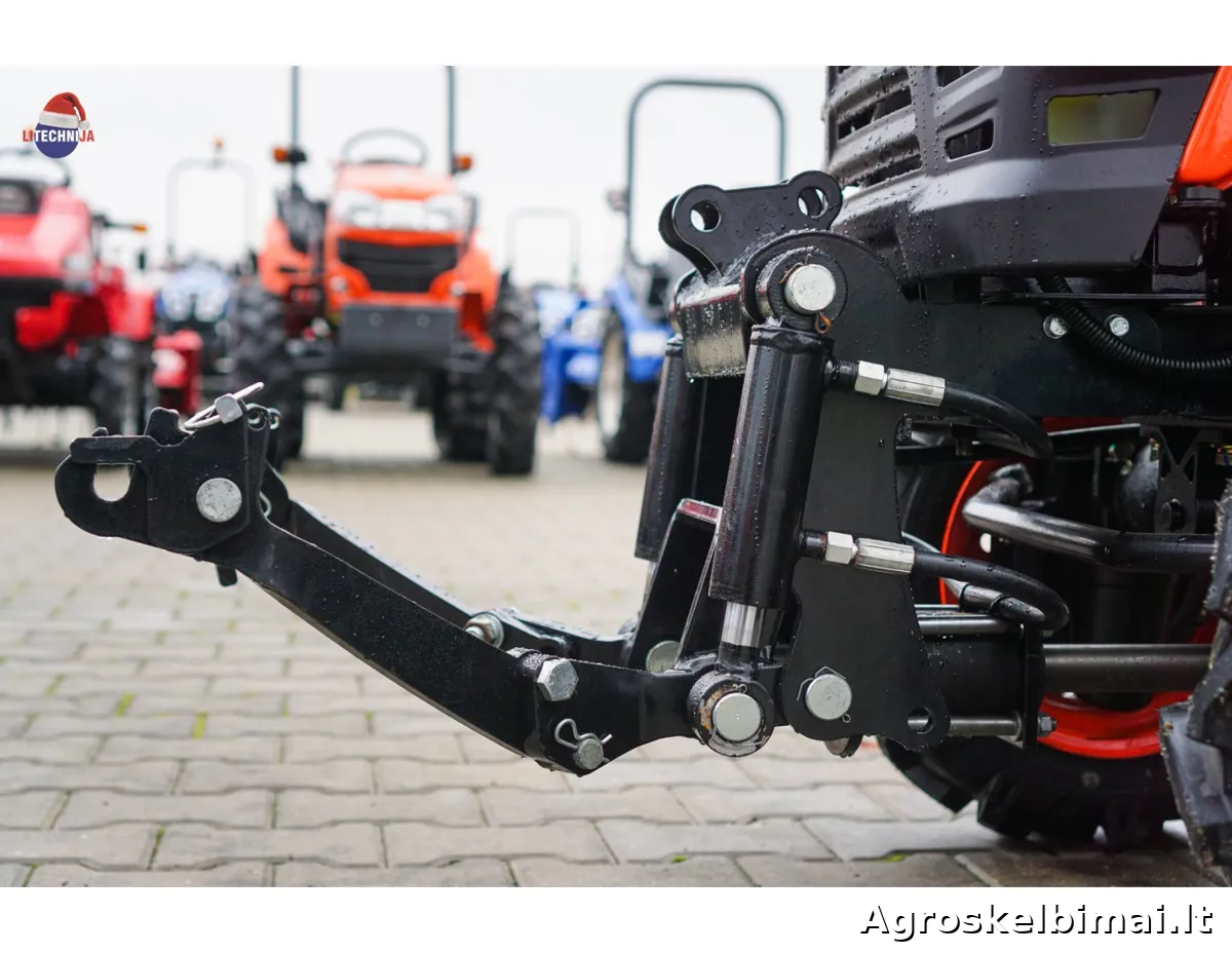 Hinomoto HM-3030 su priekine 3-jų taškų pakaba - nuotrauka 3