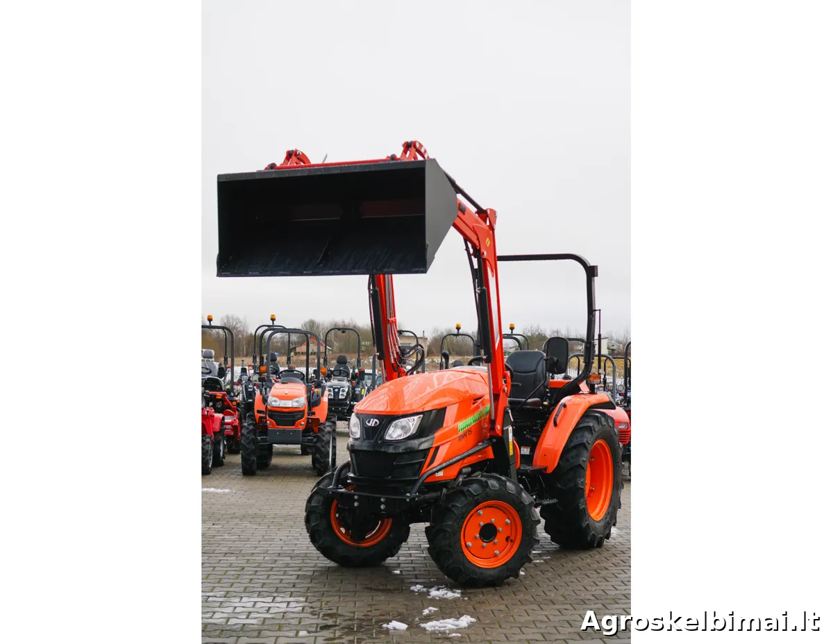 Hinomoto HM-475 su frontaliniu krautuvu - nuotrauka 2