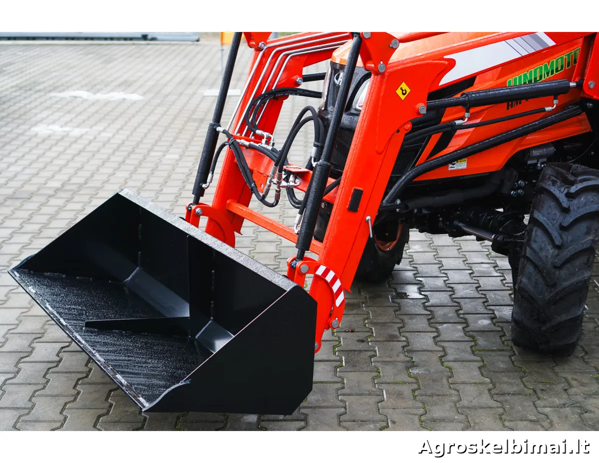 Hinomoto HM-475 su frontaliniu krautuvu - nuotrauka 3