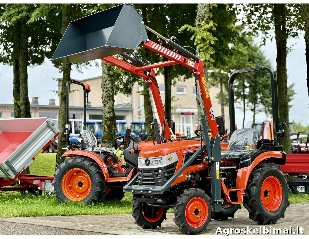 Hinomoto HM3020 su frontaliniu krautuvu - nuotrauka 2