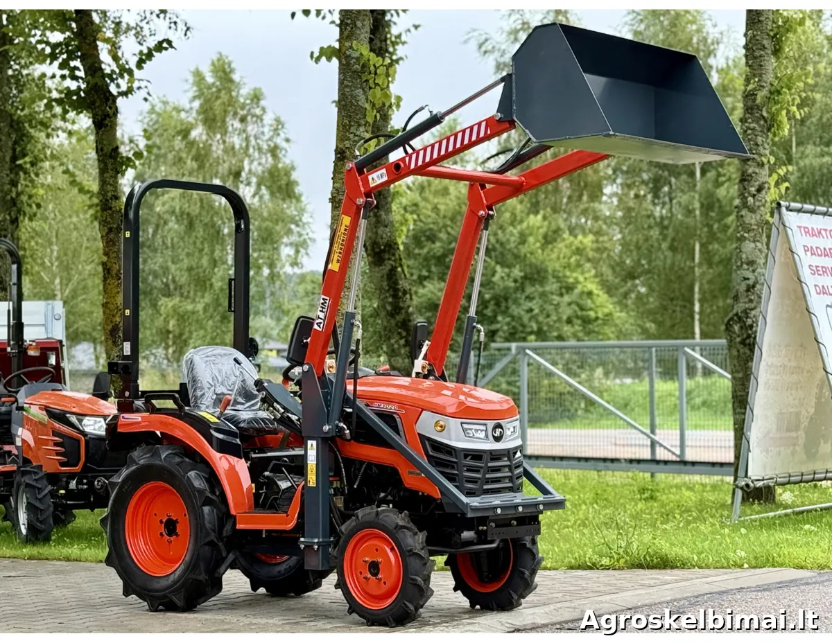 Hinomoto HM3020 su frontaliniu krautuvu - nuotrauka 3