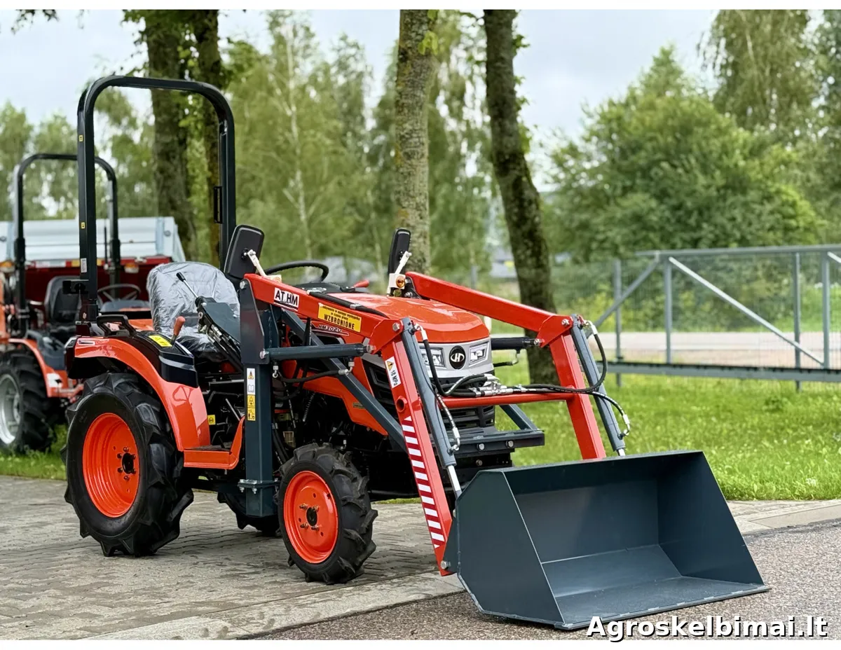 Hinomoto HM3020 su frontaliniu krautuvu - nuotrauka 4