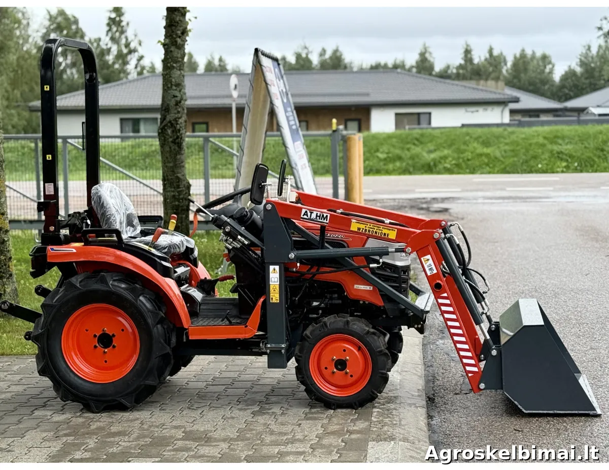 Hinomoto HM3020 su frontaliniu krautuvu - nuotrauka 5