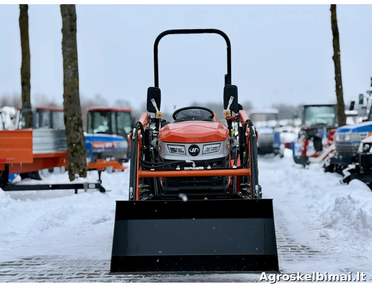 Hinomoto HM3030 su frontaliniu krautuvu - nuotrauka 3