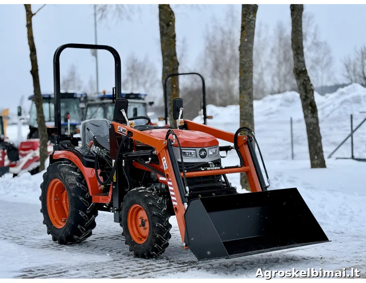 Hinomoto HM3030 su frontaliniu krautuvu - nuotrauka 4