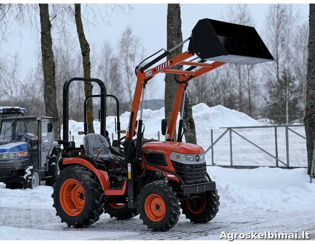 Hinomoto HM3030 su frontaliniu krautuvu - nuotrauka 5