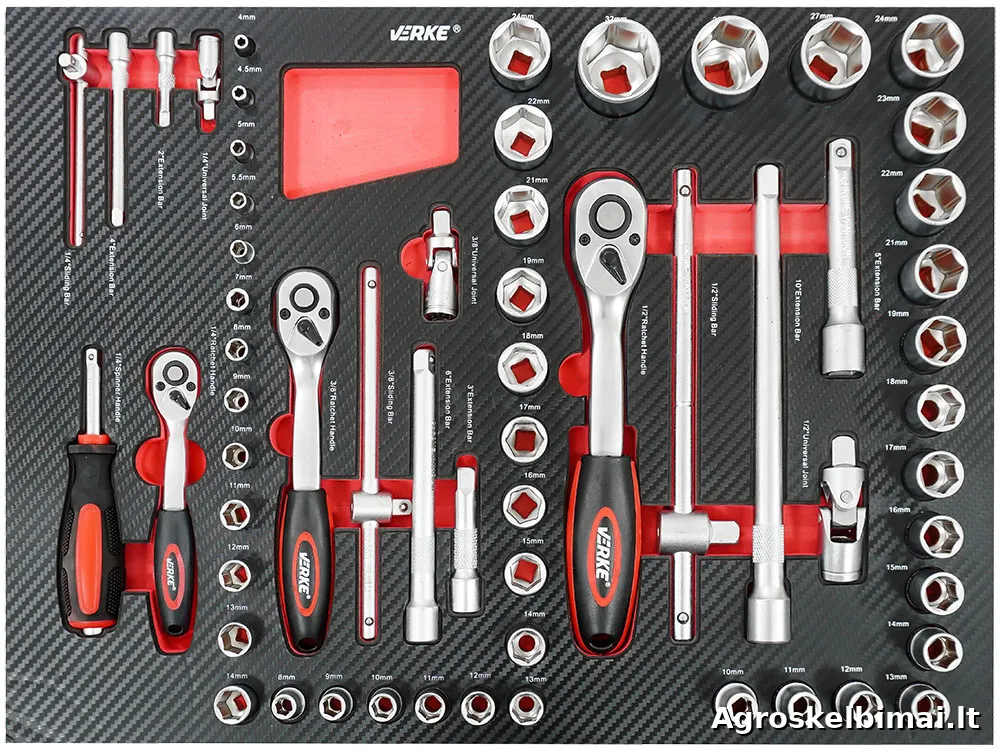 7 Stalčių vežimėliai įrankiams - nuotrauka 4