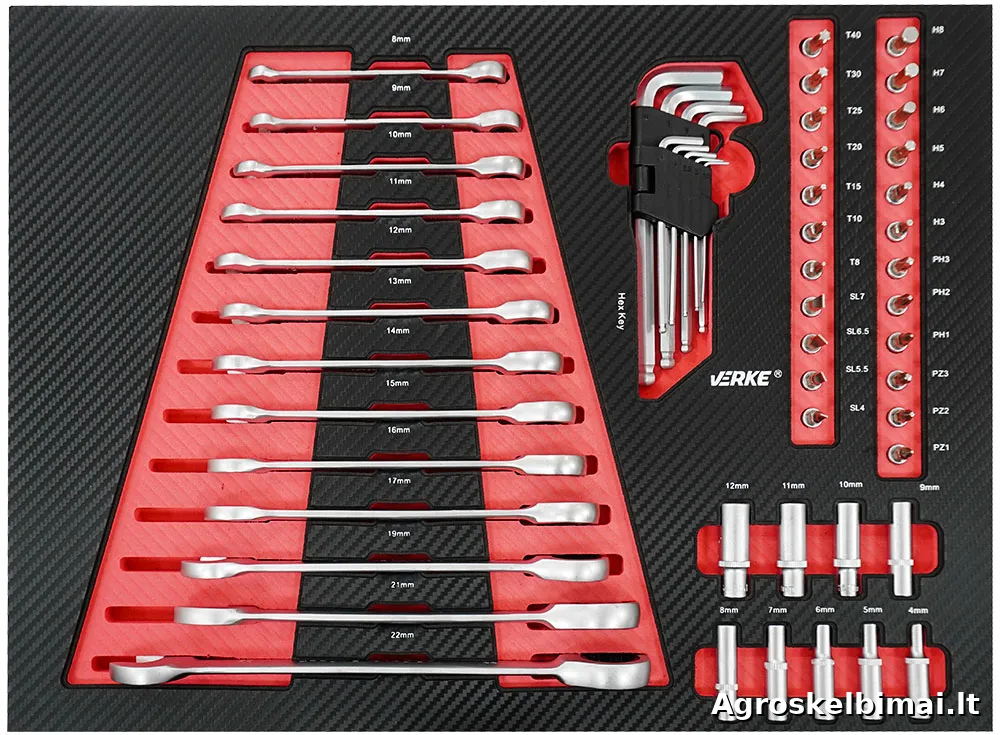 7 Stalčių vežimėliai įrankiams - nuotrauka 5