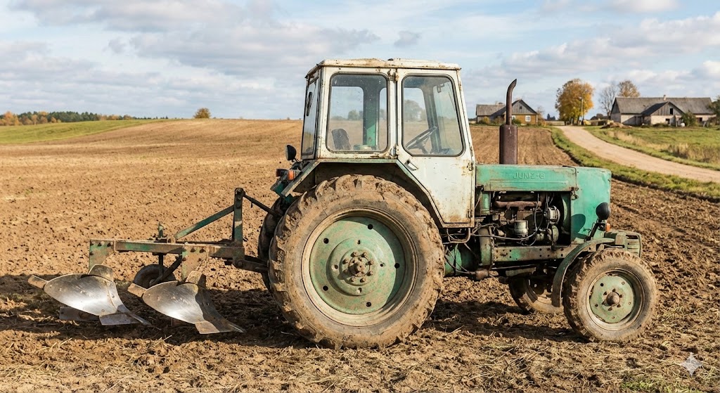 JUMZ traktoriaus apžvalga: ištverminga technika Lietuvos ūkininkams