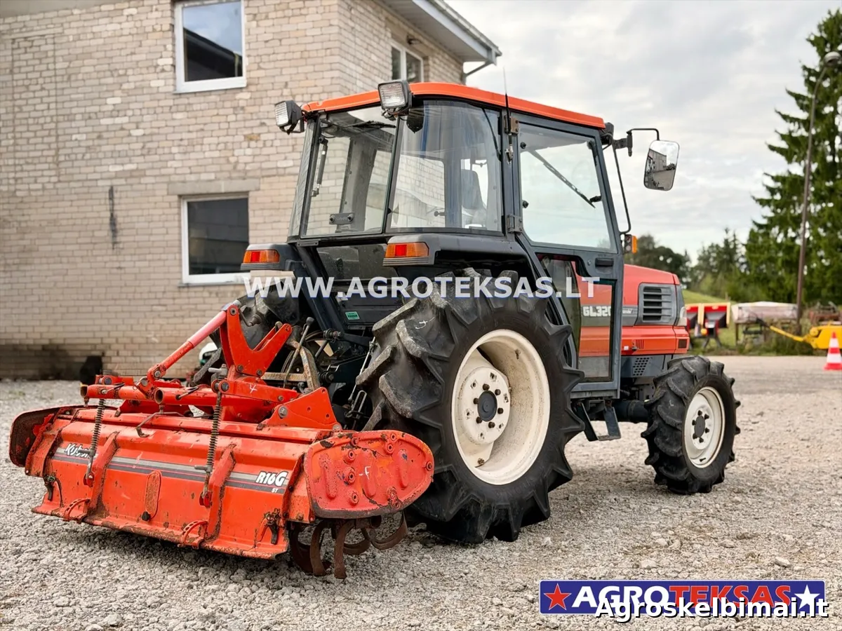 Kubota GL320 – japoniškas traktorius SU kabina - Traktoriai nuotrauka 4