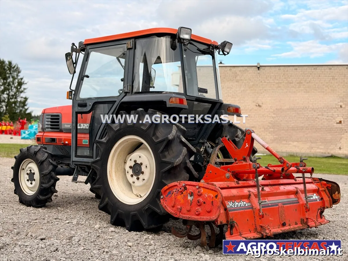 Kubota GL320 – japoniškas traktorius SU kabina - Traktoriai nuotrauka 8