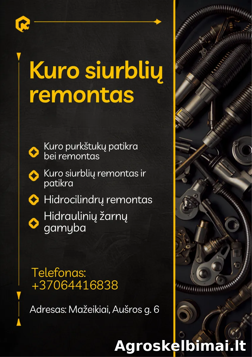 Kuro sistemos remontas - Technika, Mažeikiai