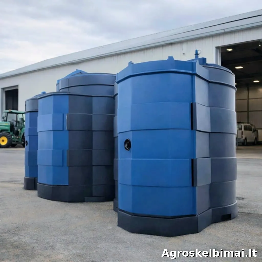 Dvisienė kuro talpa (5000 litrų)