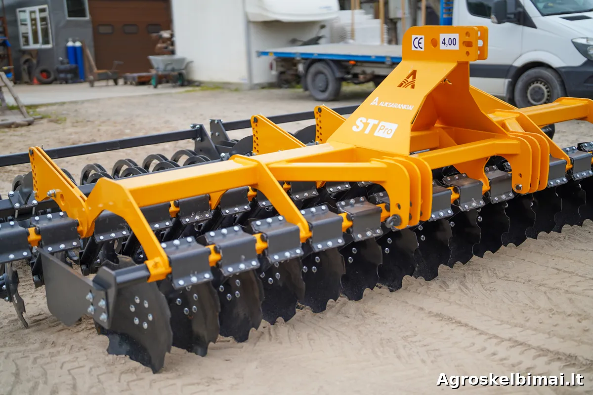 Lėkštinis skutikas ST PRO su dvigubu U formos volu - nuotrauka 8