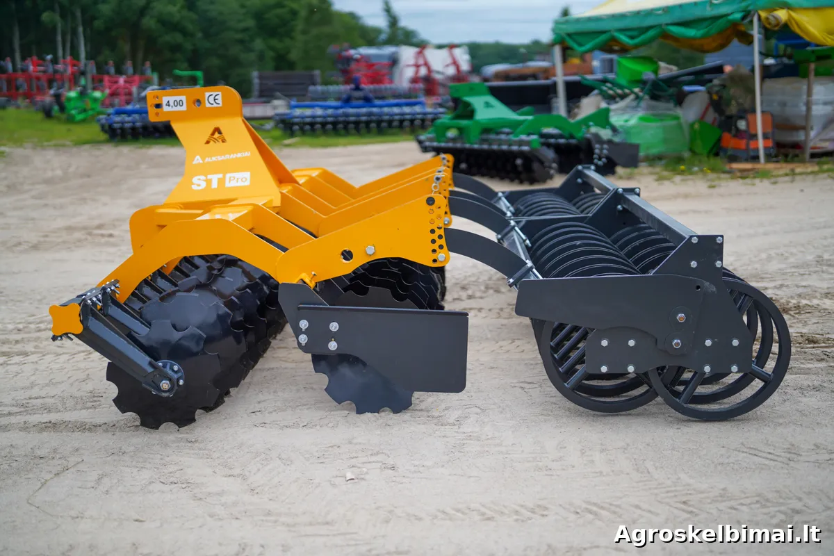 Lėkštinis skutikas ST PRO su dvigubu U formos volu - nuotrauka 3