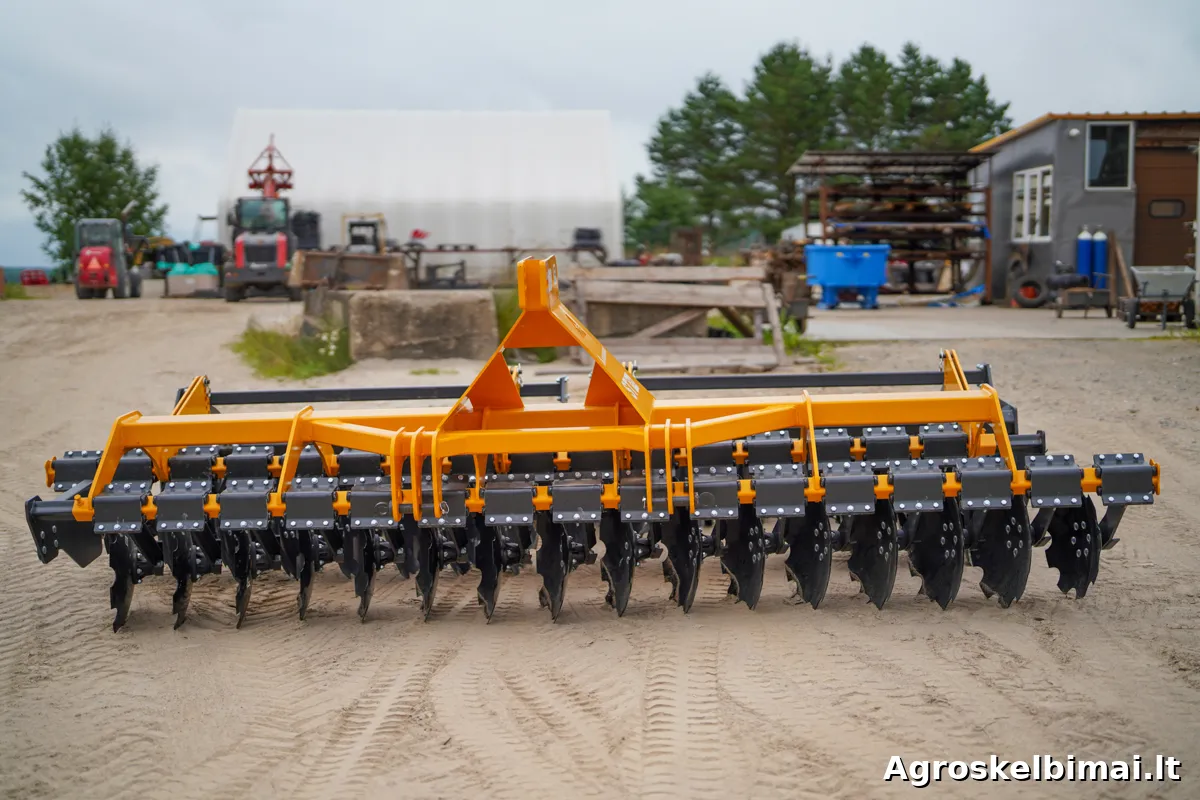 Lėkštinis skutikas ST PRO su dvigubu U formos volu - nuotrauka 4