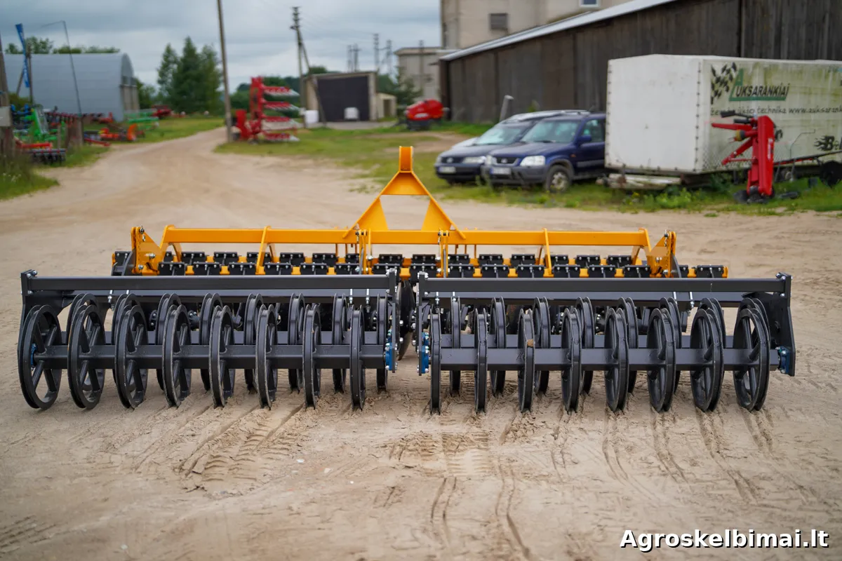 Lėkštinis skutikas ST PRO su dvigubu U formos volu - nuotrauka 7