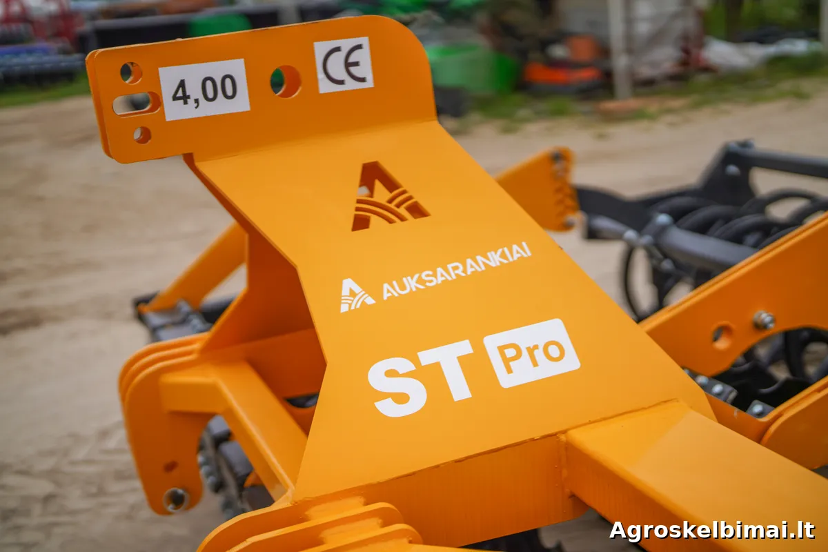 Lėkštinis skutikas ST PRO su dvigubu U formos volu - nuotrauka 6