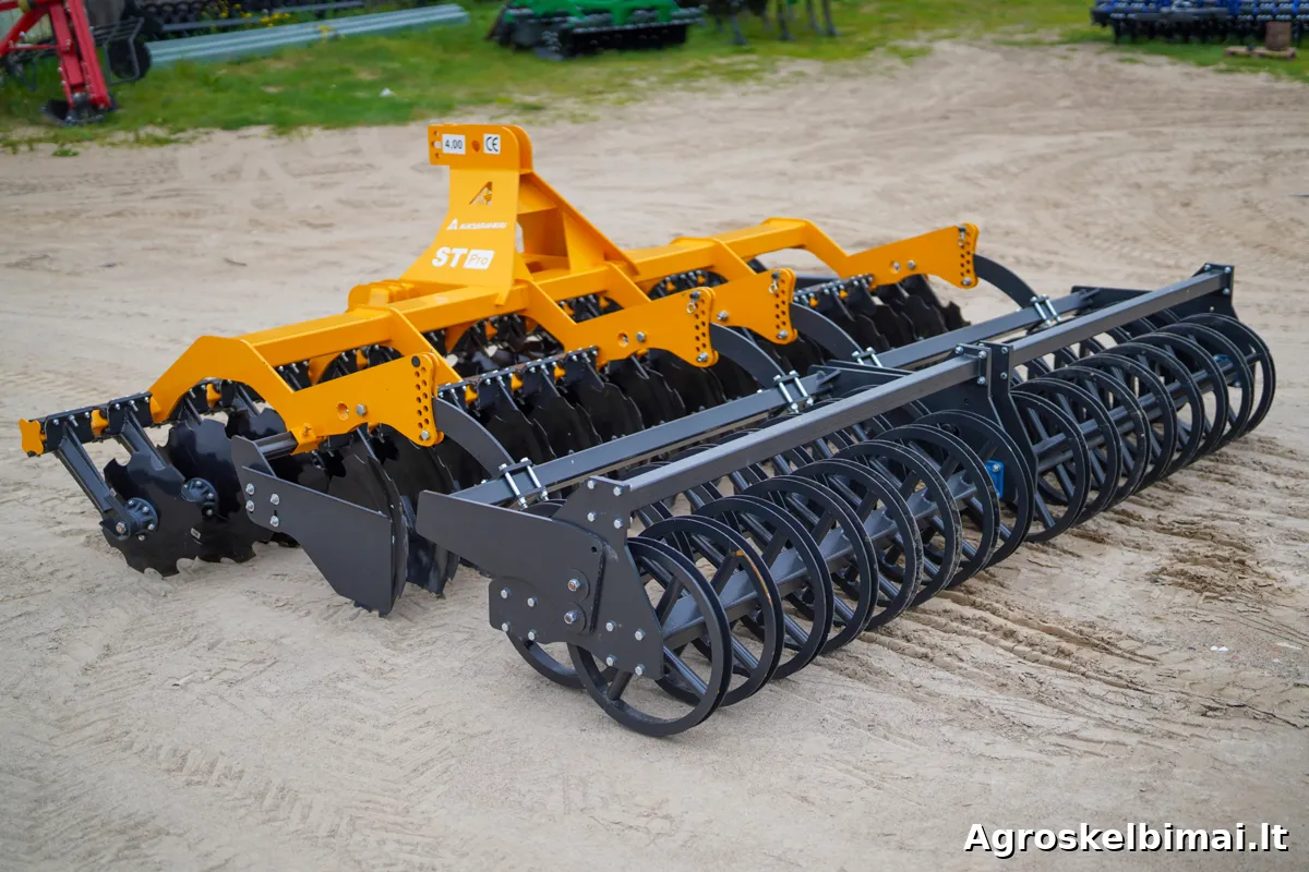 Lėkštinis skutikas ST PRO su dvigubu U formos volu - pagrindinė nuotrauka