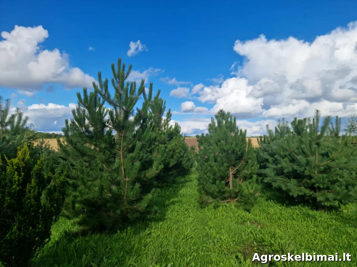 Medelynas. Pušys ir kiti dekoratyviniai augalai - pagrindinė nuotrauka