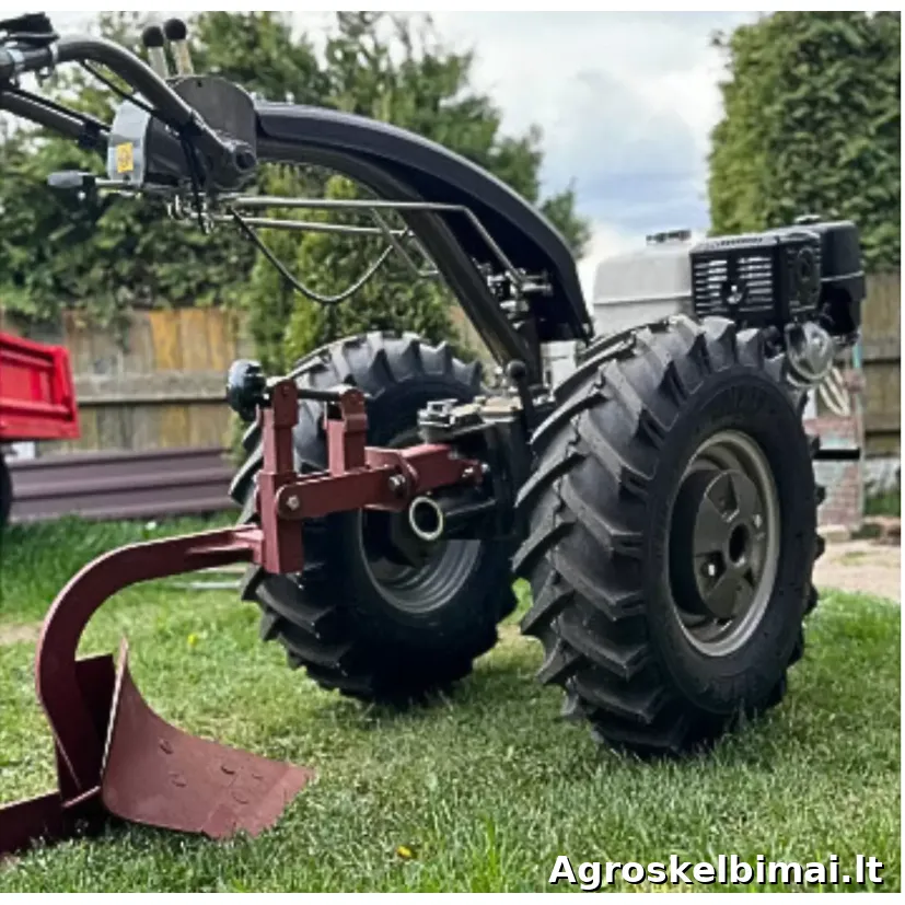 Motoblokas PILOT (HONDA GX390 13AG) - Traktoriai nuotrauka 5